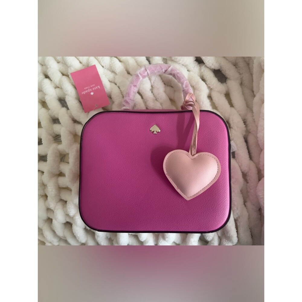 Kate Spade New York Pink Maddy Top Handle Camera Bag w/Crossbody Strap NWT